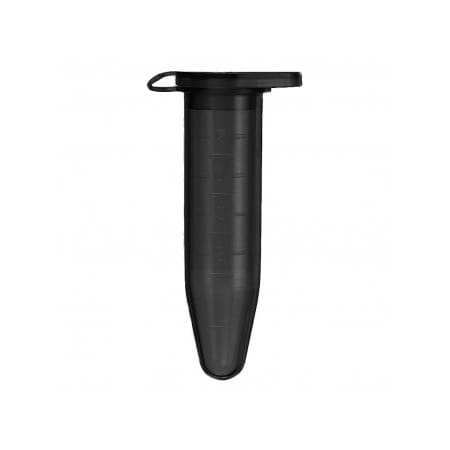 Cole Parmer Prep Tube, 5ml, Non-Steile, Black, 200/PK 163235BK